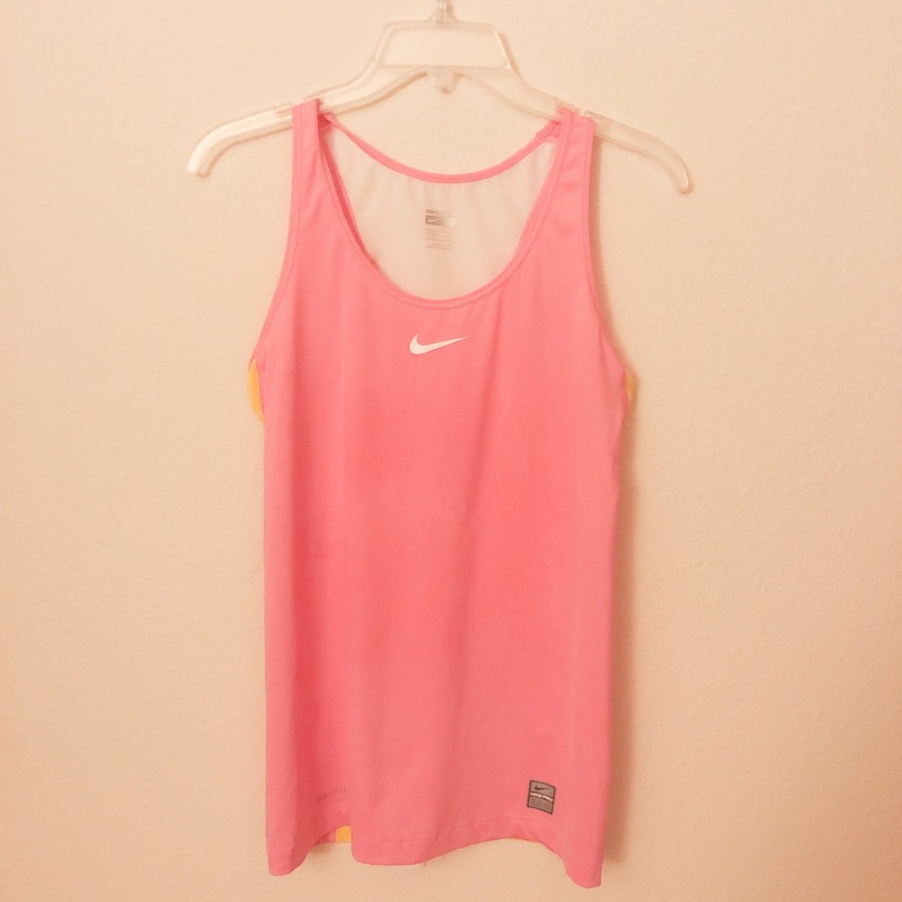 Pink Nike Pro Work Out Tank